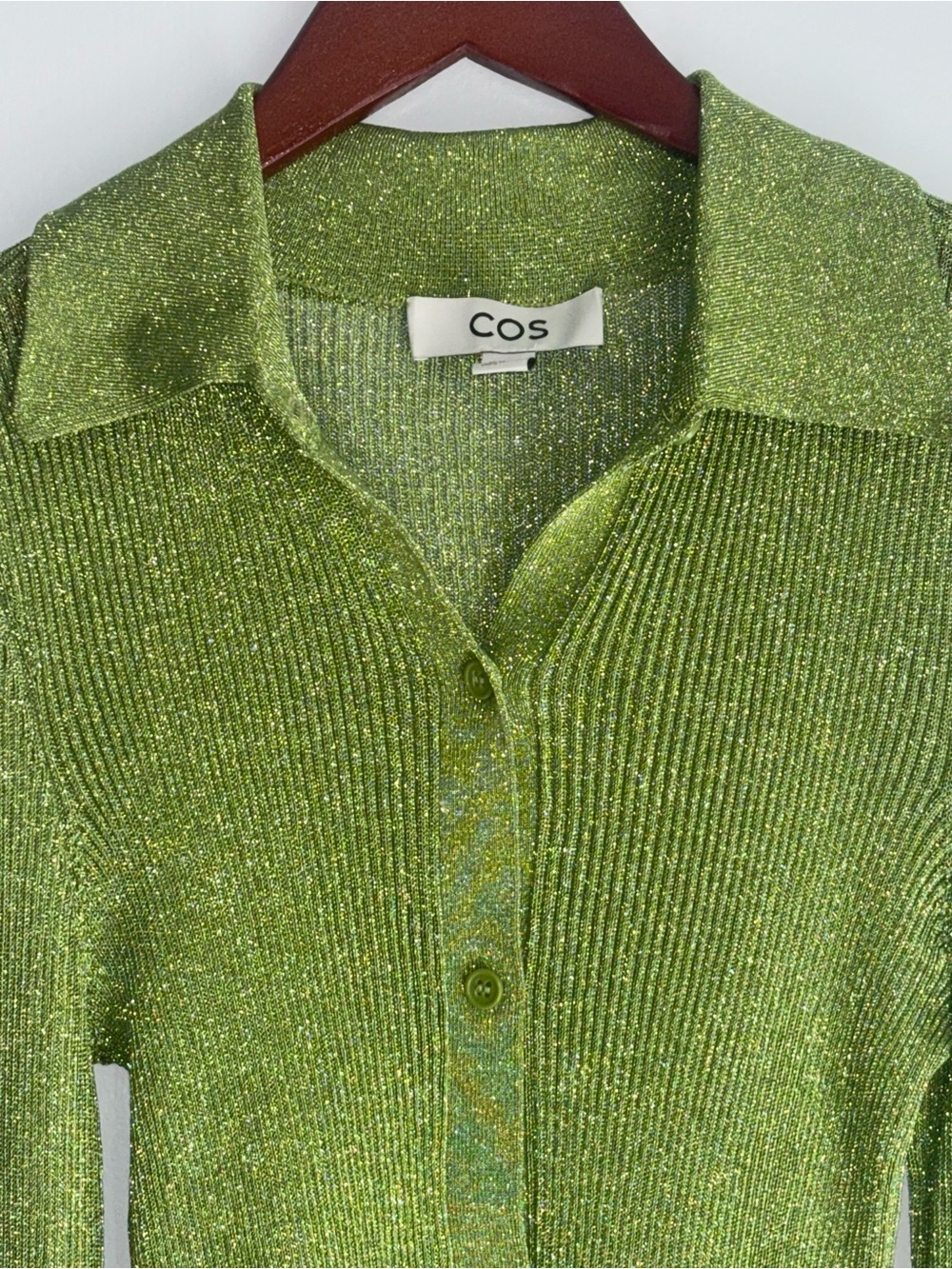 COS Sparkly Ribbed Knit Shirt - Picture 2 of 2